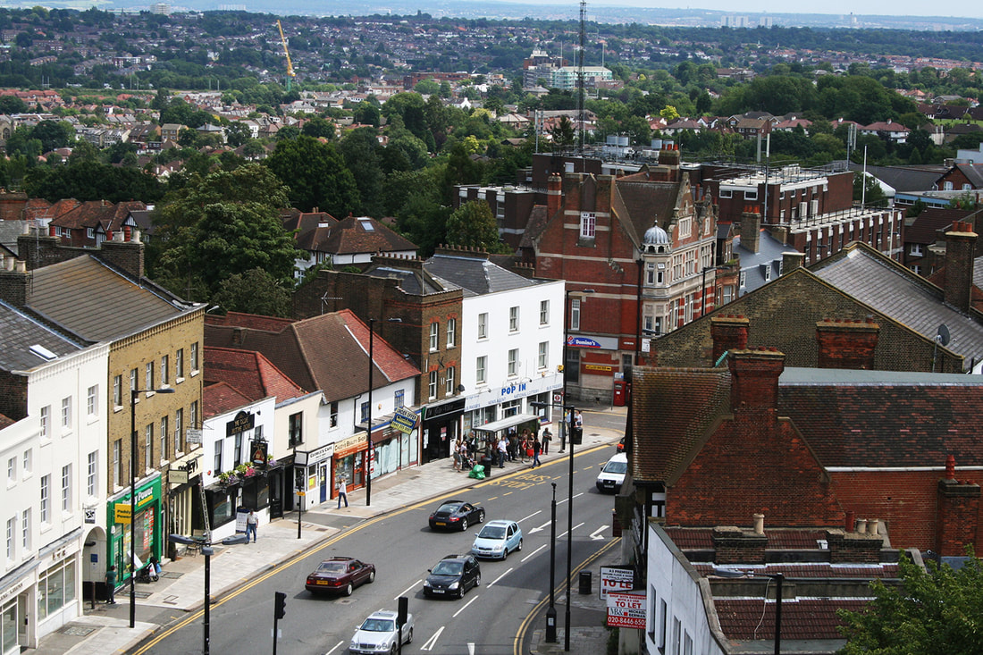A view from Barnet Church tower